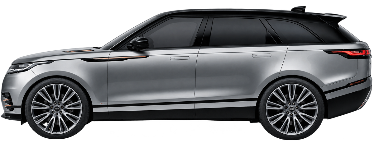 Range Rover Velar, the vehicle featured in the Kings Valeting Hull branding